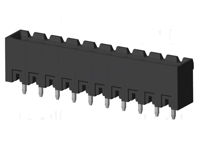 Connector: ontkoppelbare terminal strip; contact; mannelijk Connector: ontkoppelbare terminal strip; contact; mannelijk